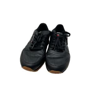 Reebok Classic Black Gum Leather Sneakers Mens 12